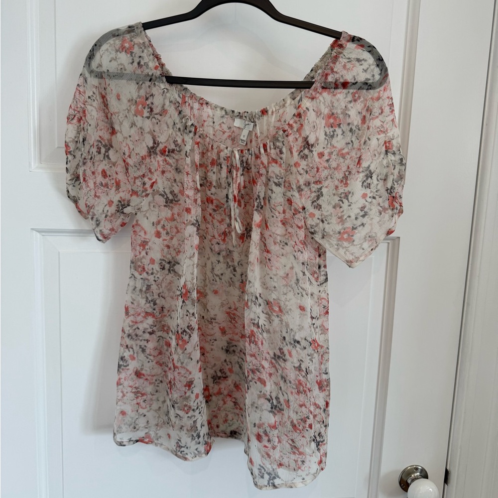 Joie sheer top.  Never worn.  NWOT.